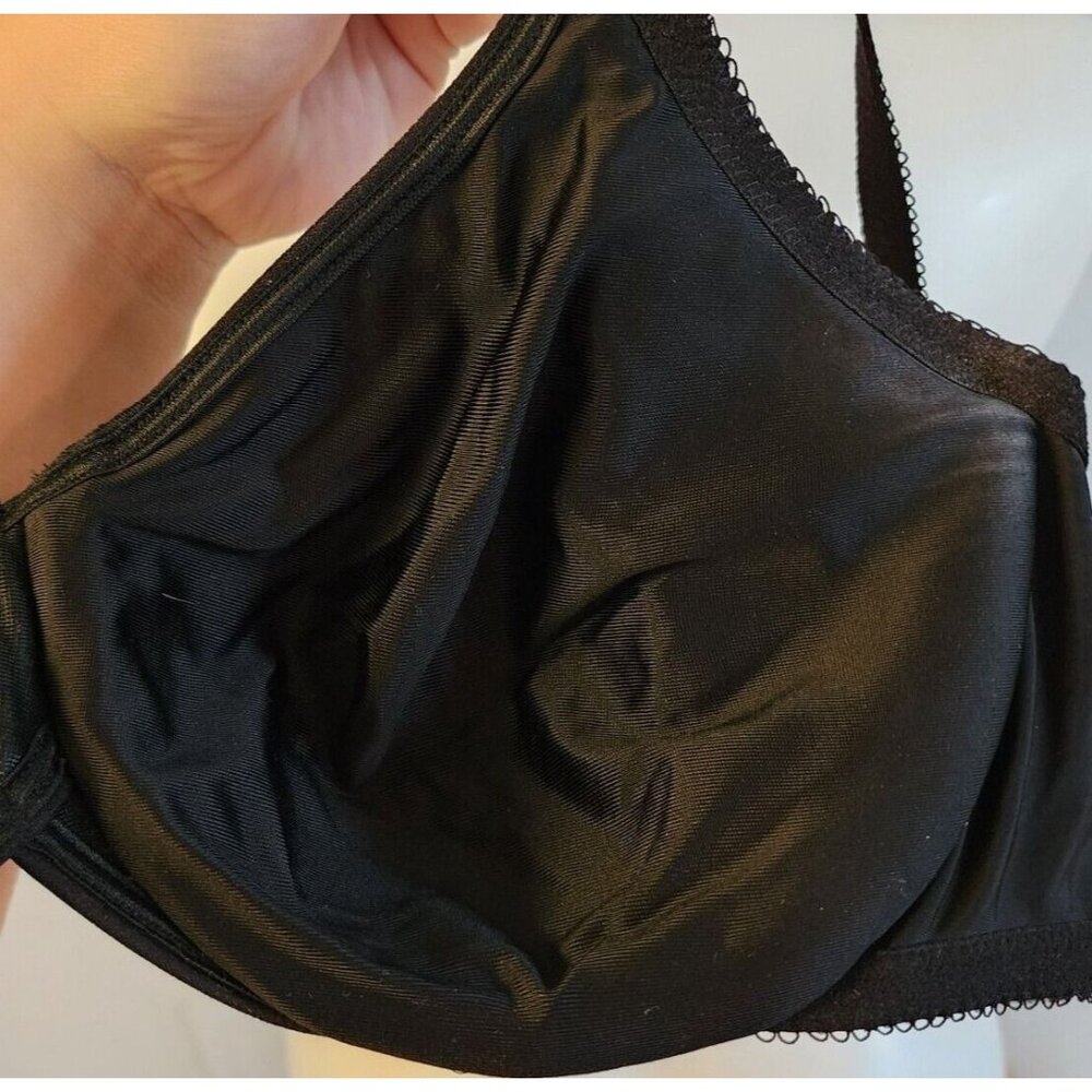 WACOAL Bodysuede Full-Figure Bra Underwire Comfort Straps 85185 Black Size 36D - Picture 9 of 13